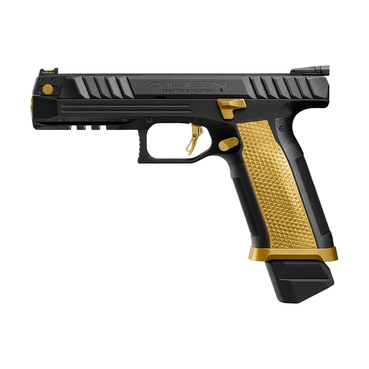 Laugo Arms – Pistole / Alien Creator Full Kit Black Gold / 9mm, Bild 2 von 8