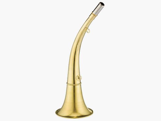 Round Horn Elless 24 cm - Natural Wood - Powerful Sound - For Signaling and Calling in Hunting