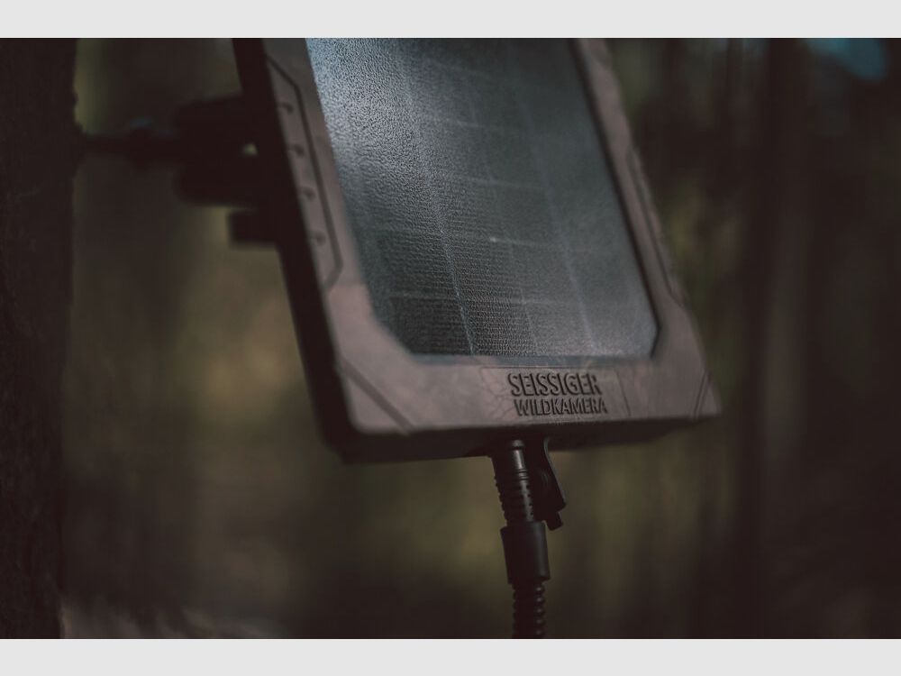 Panel solar Seissiger para cámaras de caza