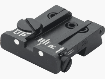 LPA Mikrometer-Visier TPU für CZ 75 (alte Ausf.), 2-Punkte ohne Korn