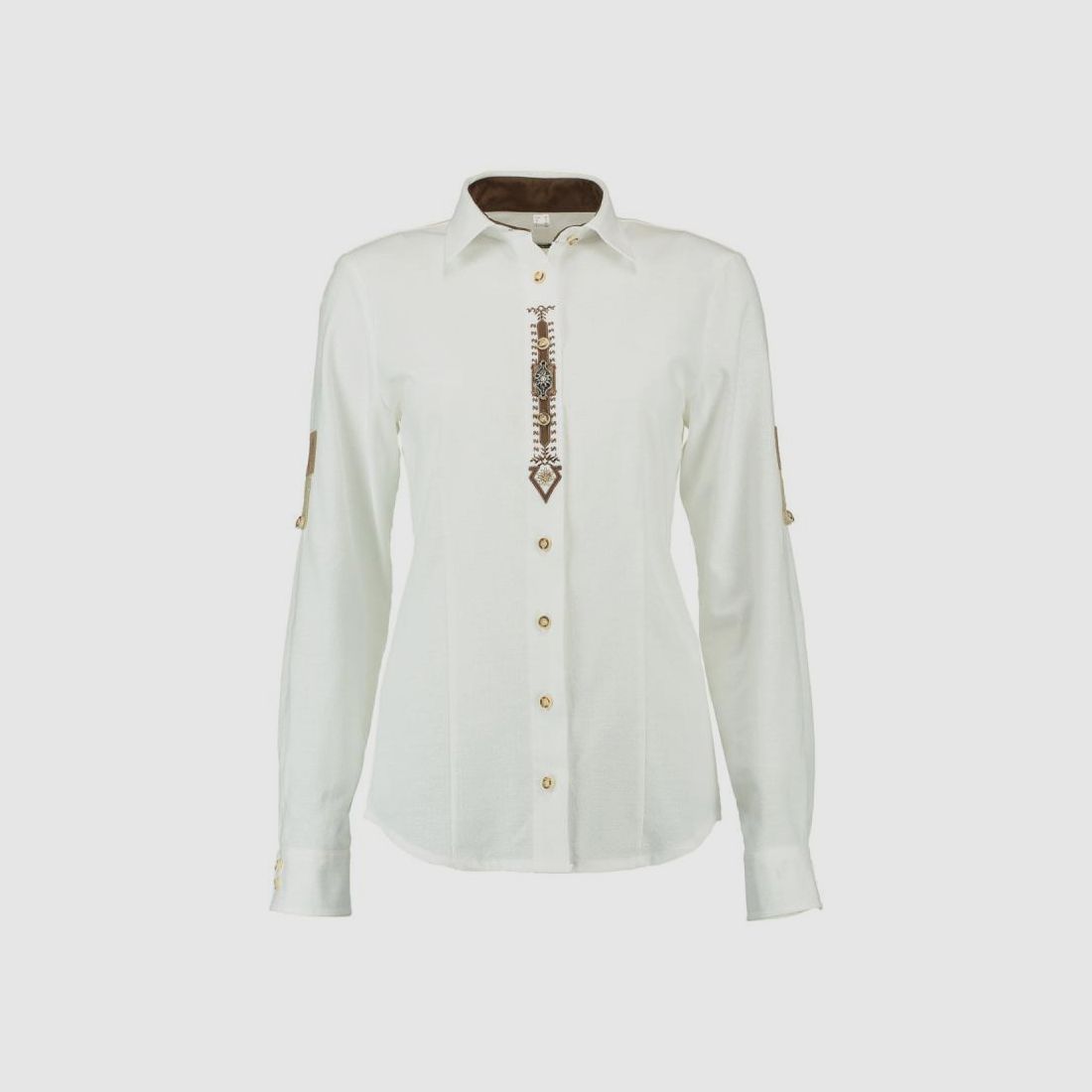Os Trachten shirt embroidery Tyrol cotton, image 2 of 4