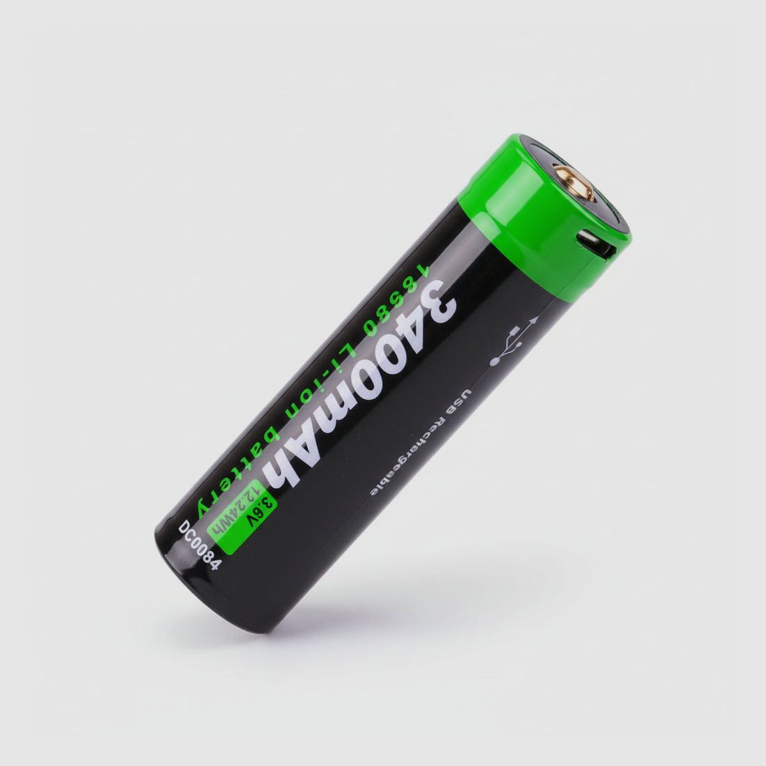 NEXTORCH DC0084C 18650 Batterie USB-C – 3,6 V 3 400 mAh