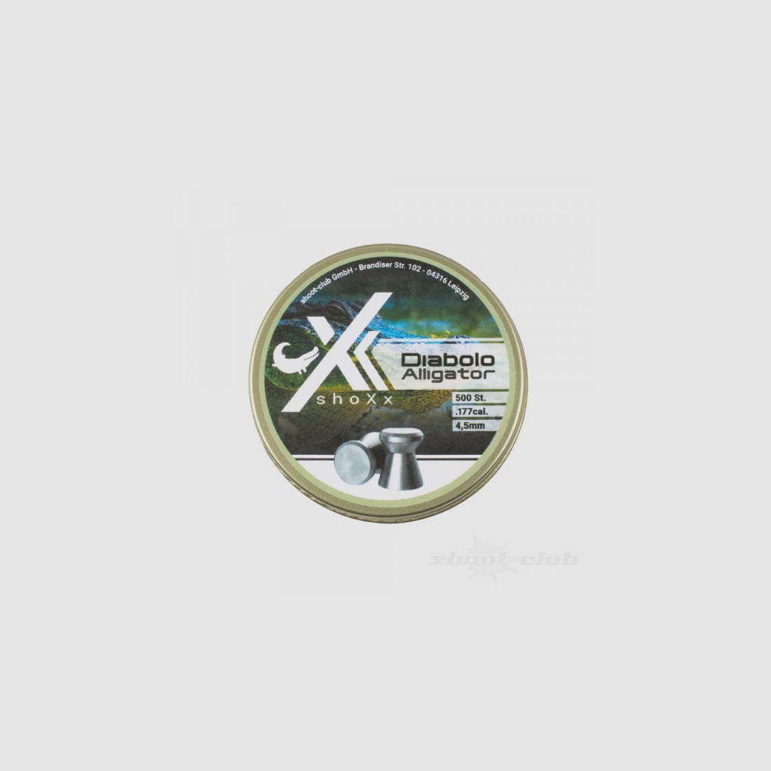 SHOXX 4,5MM DIABOLOS ALLIGATOR - 500 SCHUSS