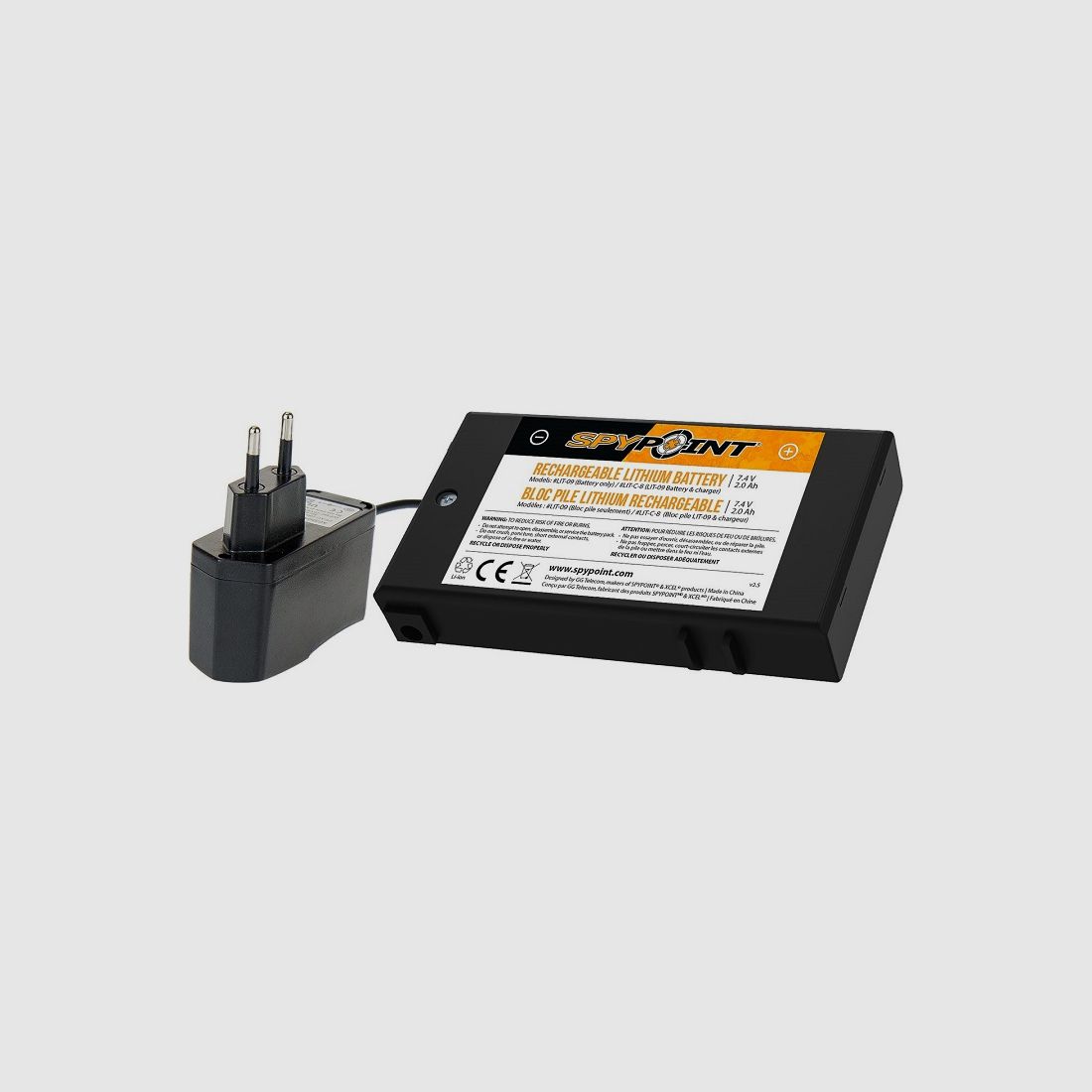 Batteria Eurohunt Spypoint con caricabatterie telecamera di sorveglianza / trappola fotografica