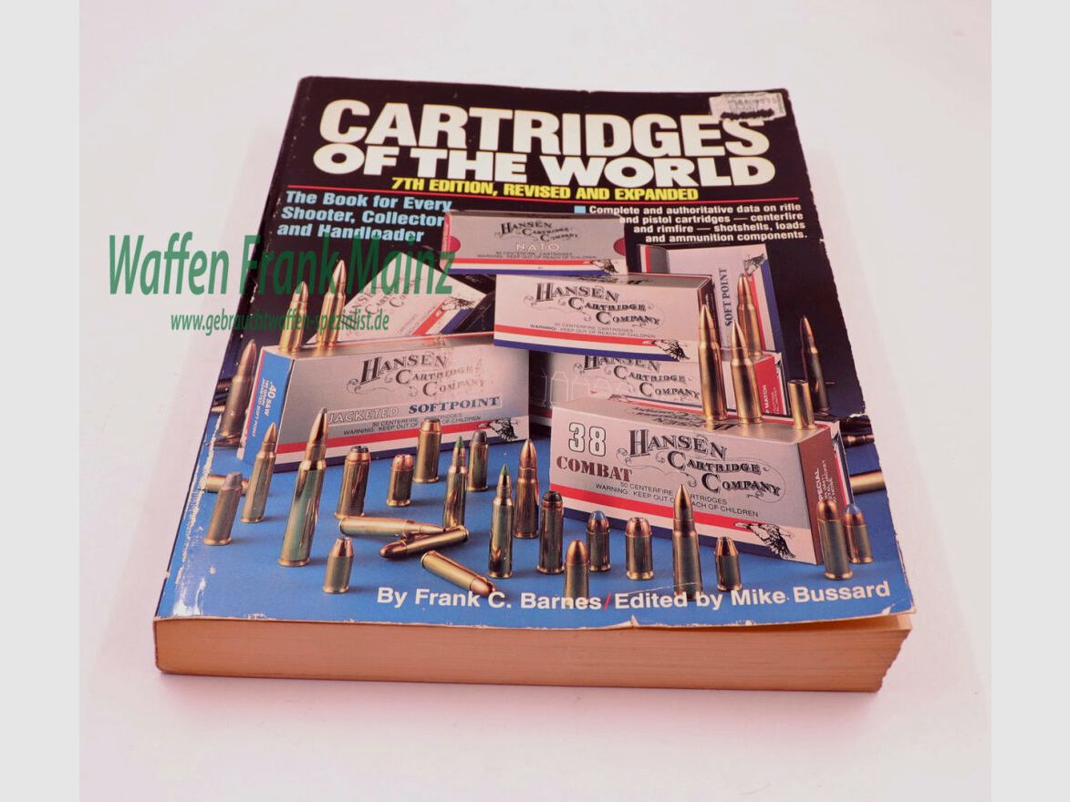 DBI Books Inc. USA Livre Cartridges of the World par Frank C. Barnes, image 1 sur 2