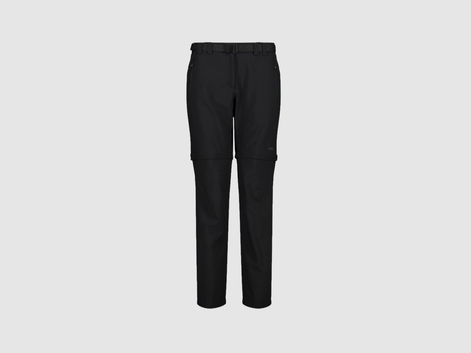 CMP Damen-Zip-Off-Trekkinghose Schwarz