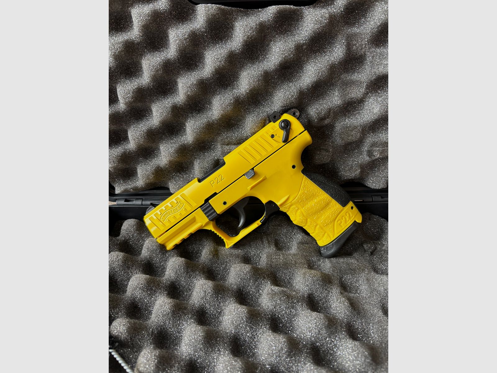 Walther P22 Tweety mit Abschussbecher 