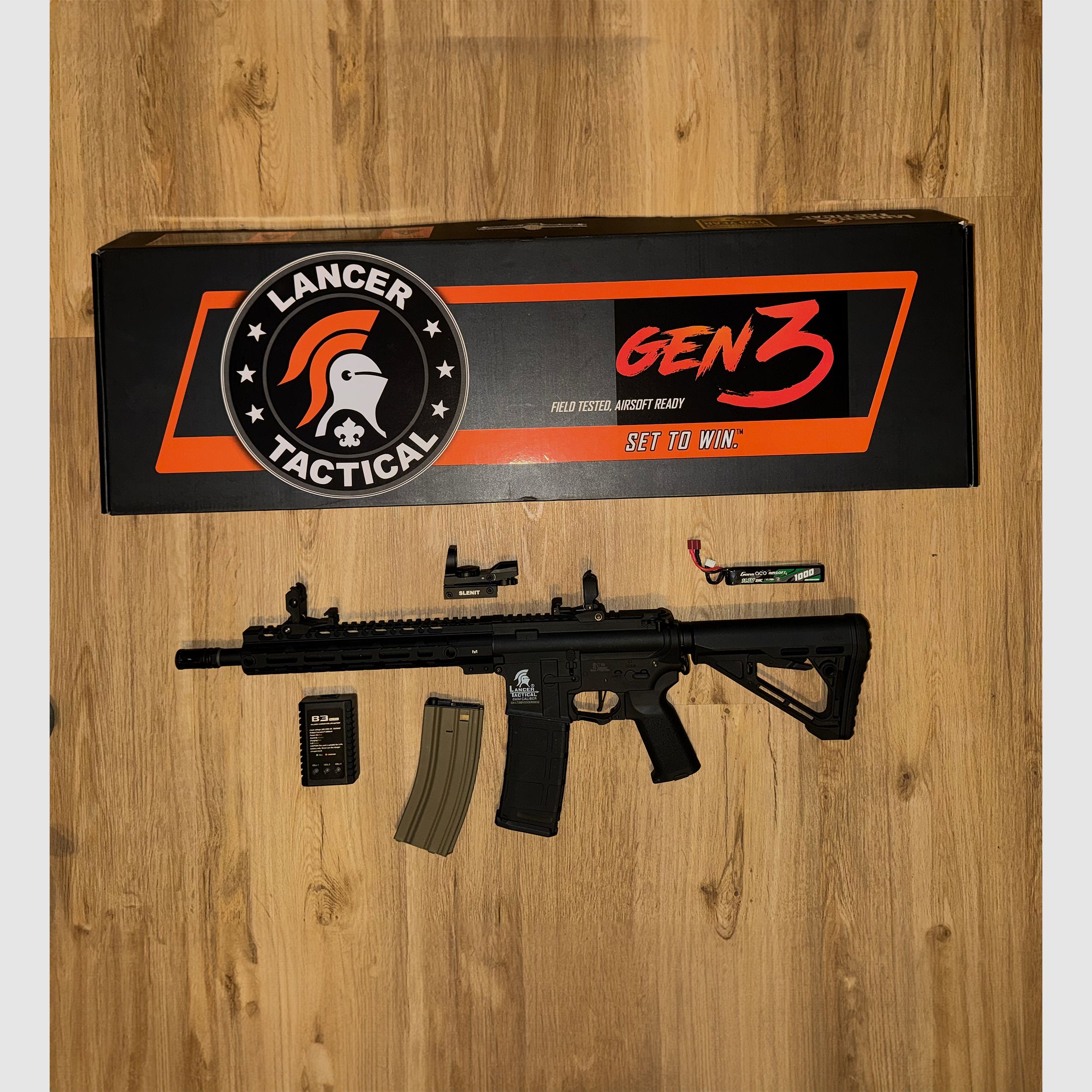 Lancer LT-39 M-Lock 11" Gen 3 met Nebula ETU (S)AEG incl. accessoires / alles als nieuw