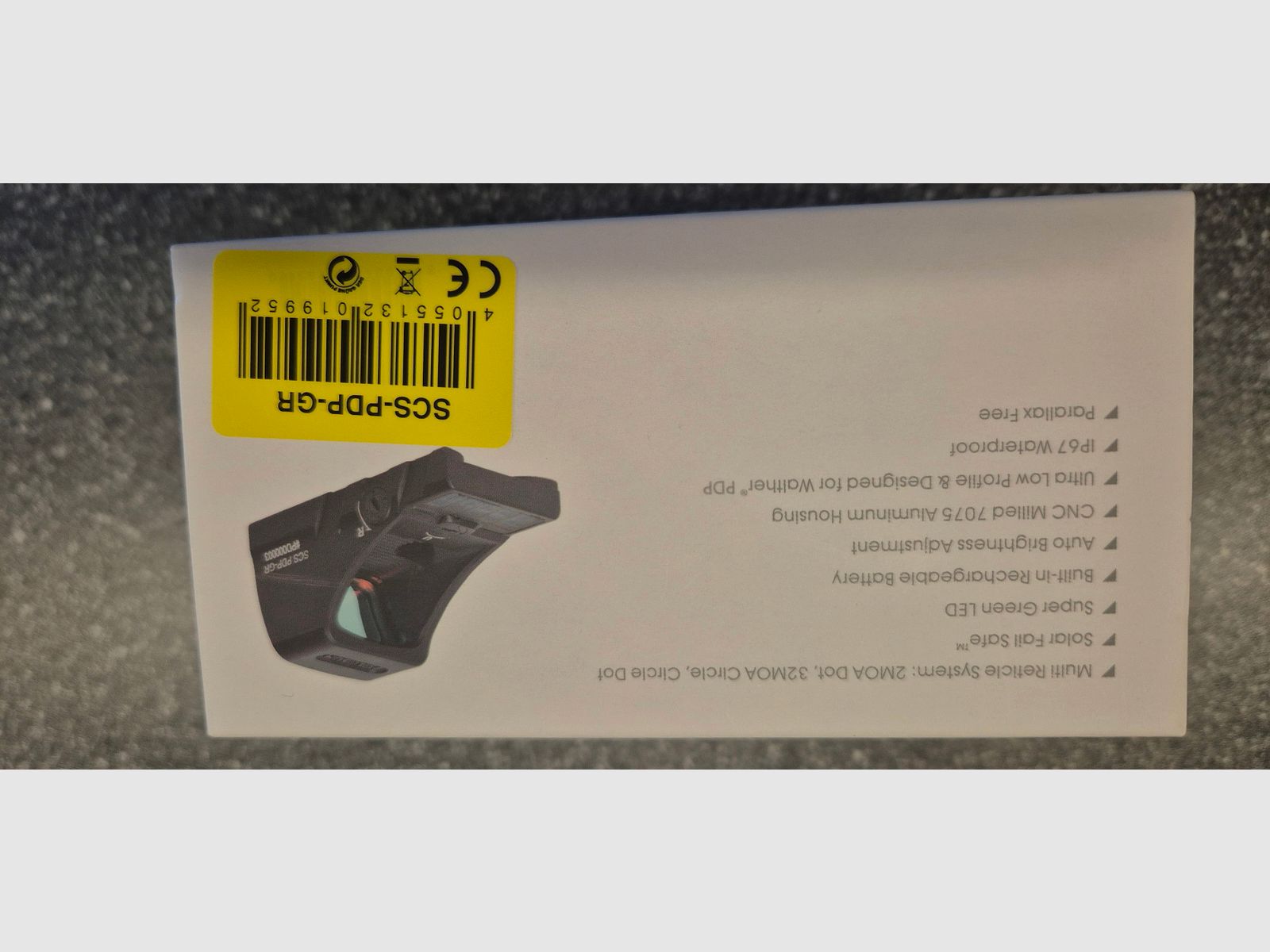 Walther PDP FullSize 5" 9mm Luger + RedDot