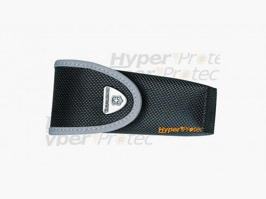 Schwarzes Nylonetui mit Klettverschluss für Victorinox-Messer - 12 cm