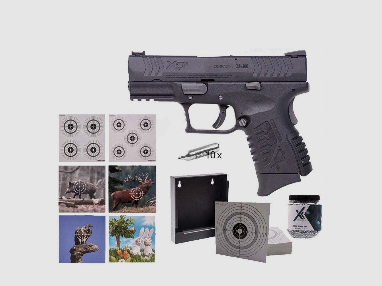 Springfield Armory Springfield XDM compact Kal. 4,5mm Zielscheiben-Set