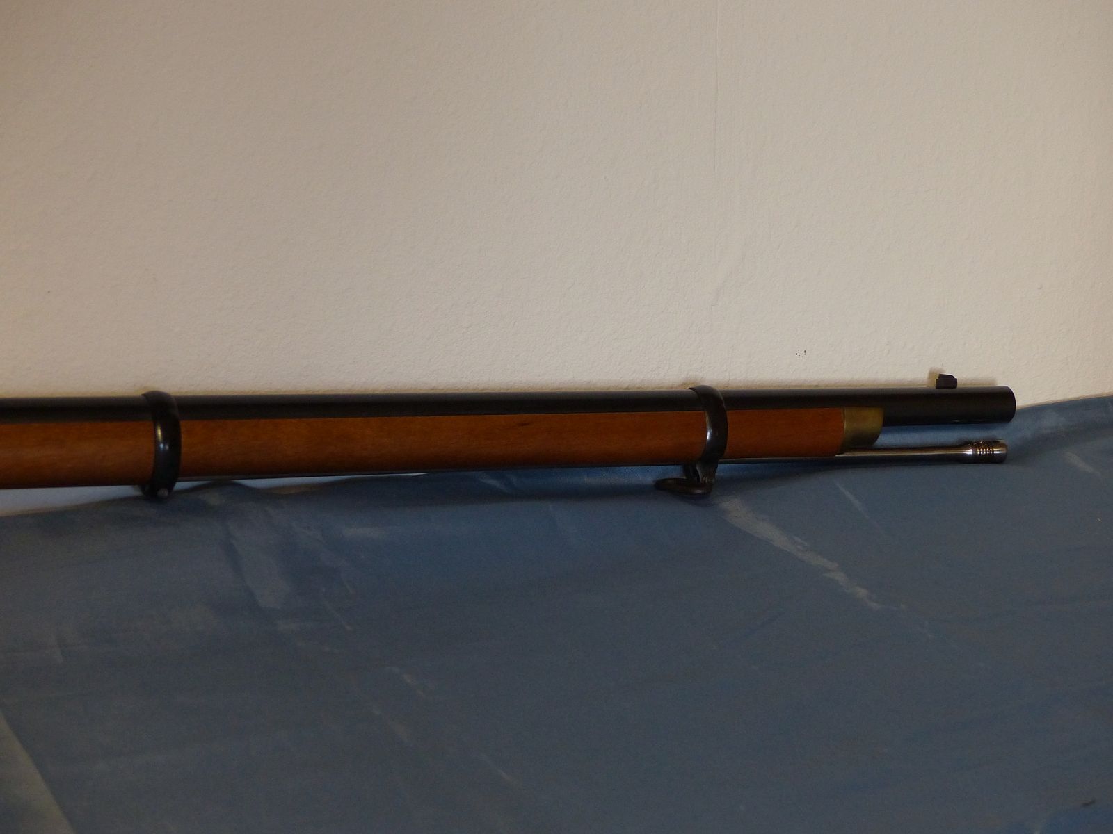 Vorderlader Perkussion Enfield Gewehr 1853 3 Band Büchse Armi San Paolo Brescia Italien Cal. .58 vintage