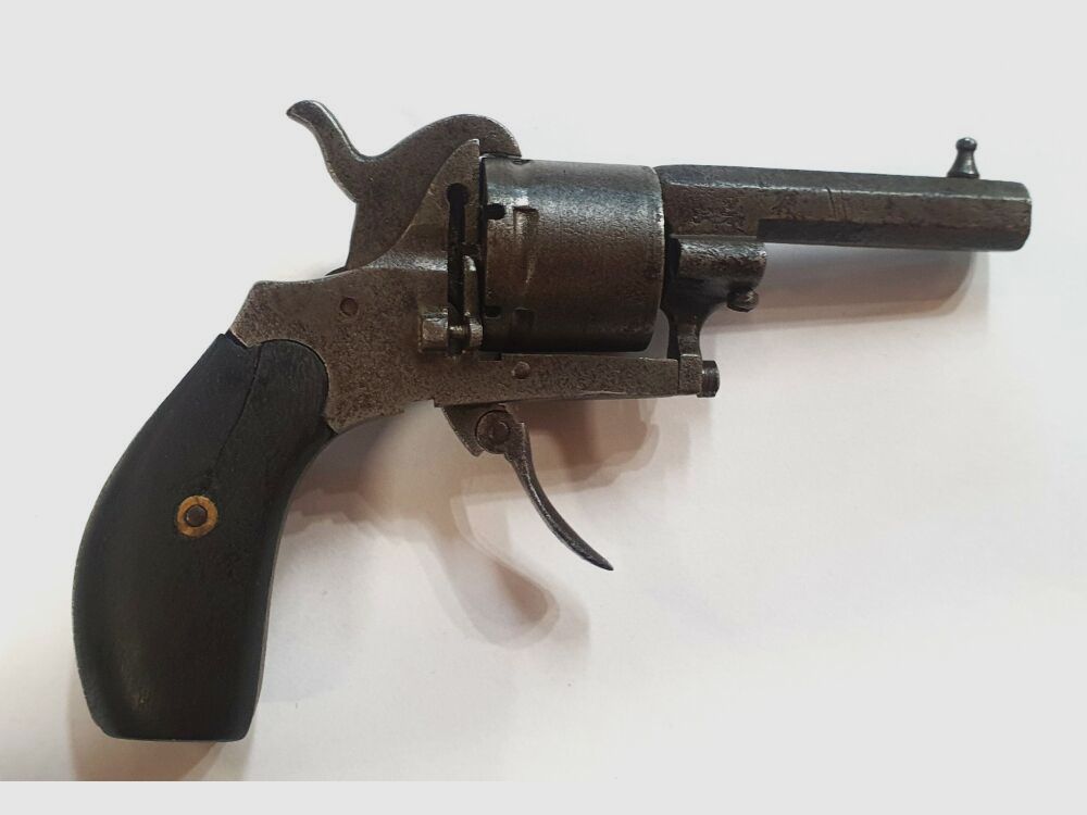 Unbekannt Unbekannter Stiftfeuerrevolver ähnlich Lefaucheux - 7mmLefaucheux
