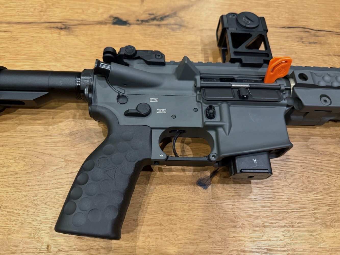 Oberland Arms OA-15 PR M9 SHORT, 12" in battleship grey