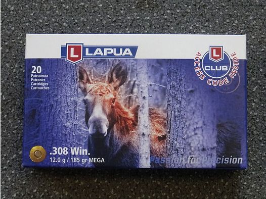 LAPUA .308 Win. MEGA 12.0g