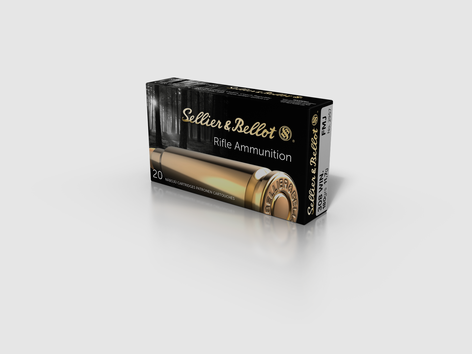 S&B .308 Win. FMJ 11.7g/180gr