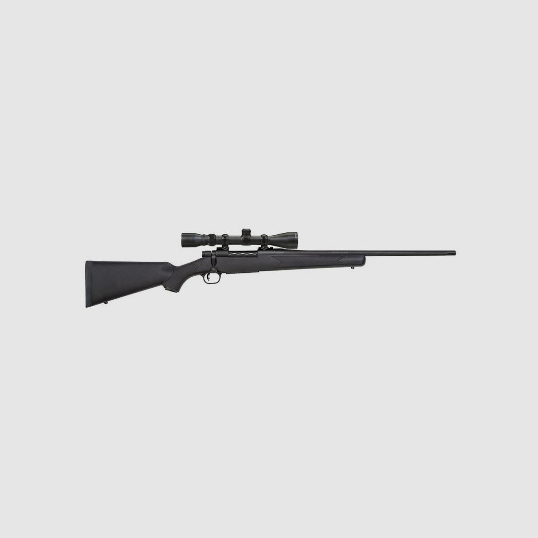 NEUE Mossberg PATRIOT Repetierbüchse in .300 WinMag mit Optik 3-9x40 schwarzer Kunstoffschaft