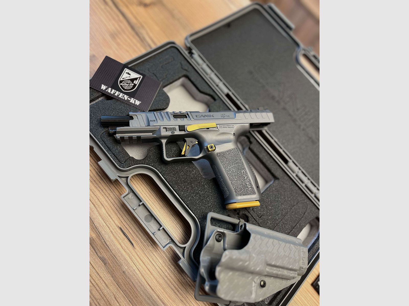 Pistolet Canik TP9 SFx Rival kal. 9x19 Combat Grey z akcesoriami