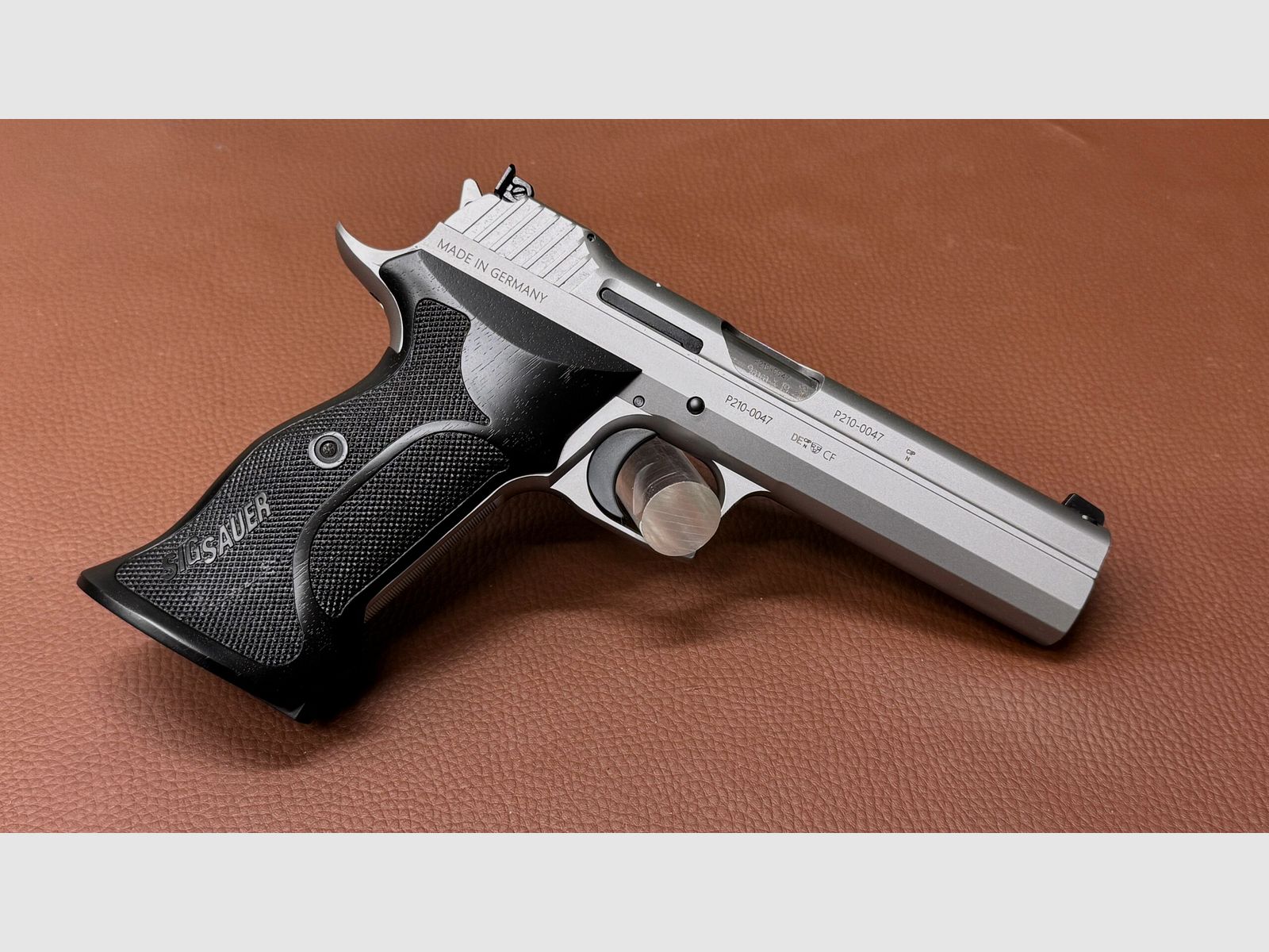 SIG Sauer P210 Target 5" | 9mm Luger | come nuova | Made in Germany | edizione limitata | acciaio inossidabile, immagine 2 di 3