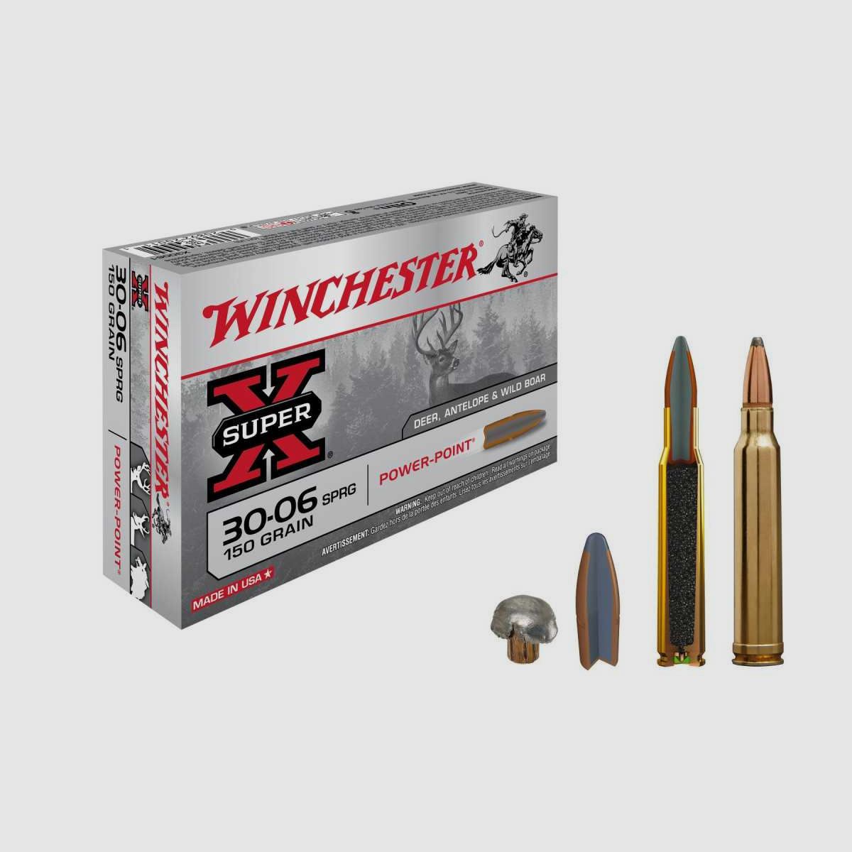Cartridges 30-06SPR EXTREME POINT 150GR X20