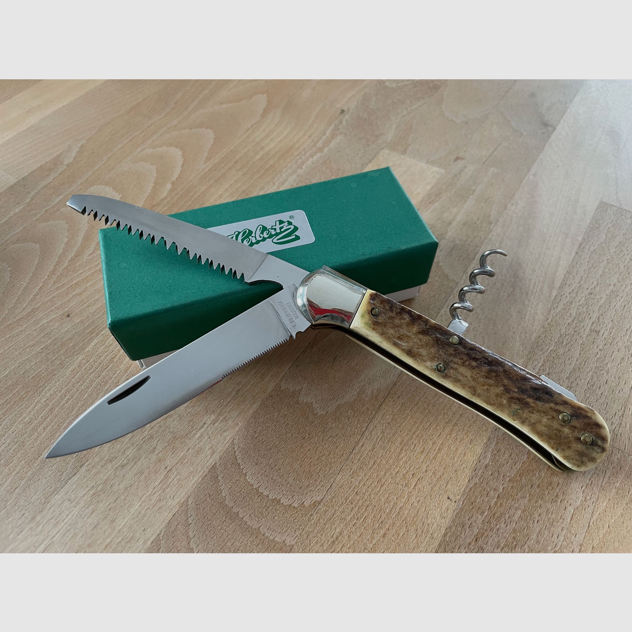 Herbertz hunting pocket knife 3-piece.