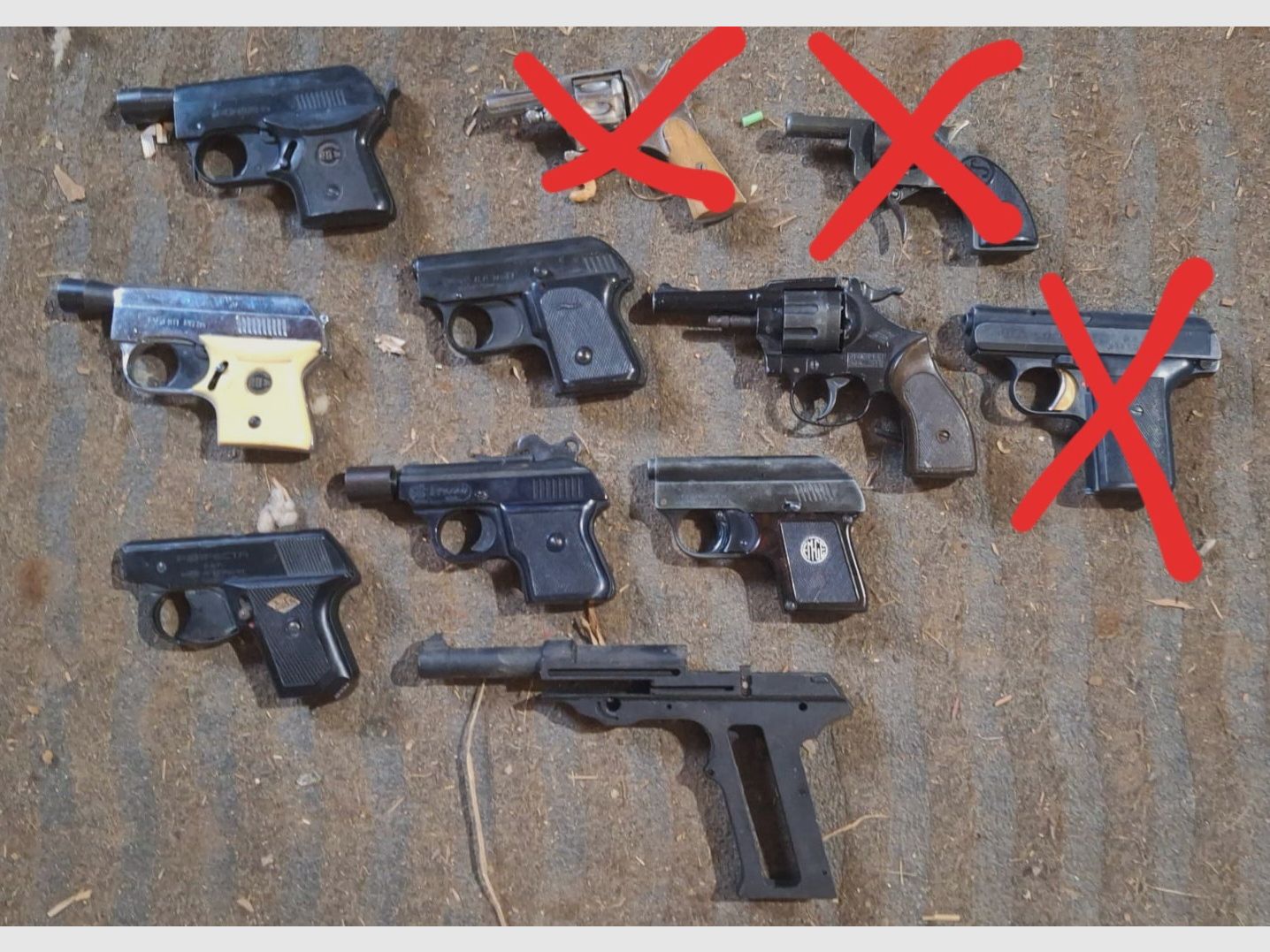 2# blank firing gun lot (individual on request)