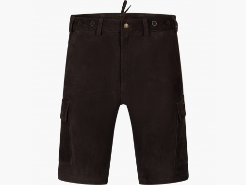 il Lago Prestige Pantaloni Corti in Pelle Nevada Uomo (Marrone) | 52