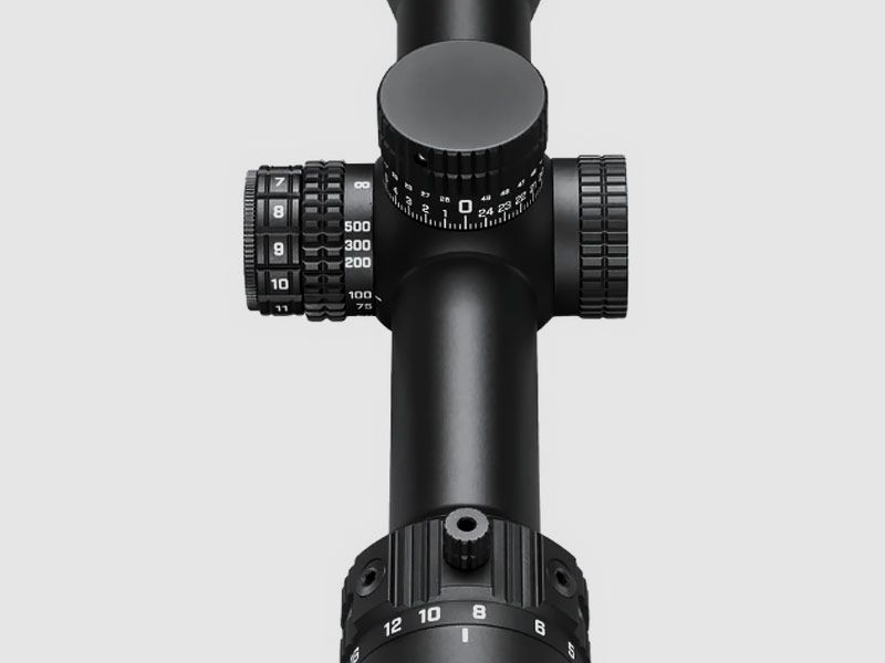 Bushnell R7 4-20x50 FFP MRAD Dot-Hash Hybrid Tree Verlicht