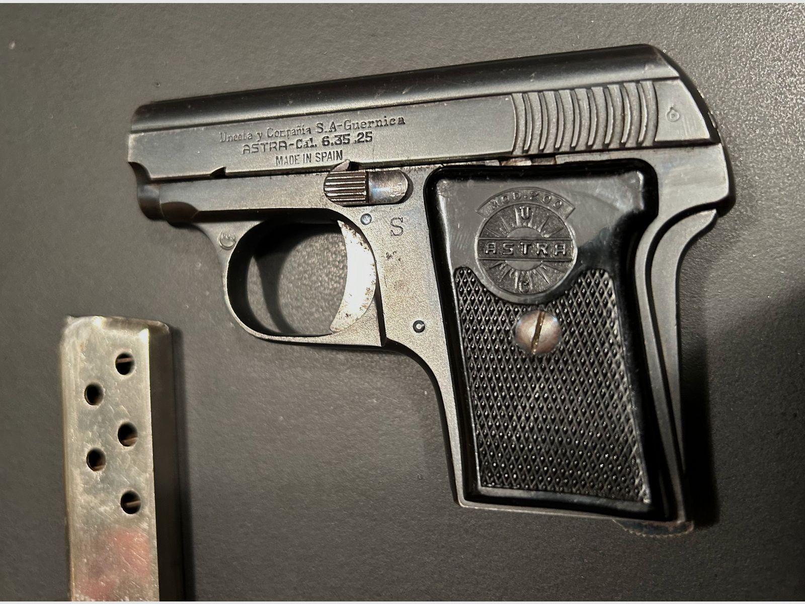 Pocket pistol Astra 6.35mm