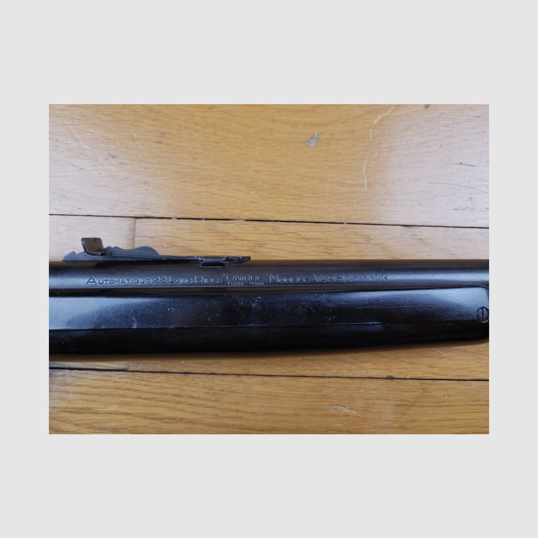 Bella carabina semiautomatica Unique V49 – .22LR – caricatore – Fabbrica d'Armi dei Pirenei – Hendaye – TBE, immagine 12 di 13