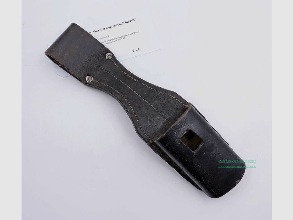 Deutsch, Vorkrieg Koppelschuh für WK I