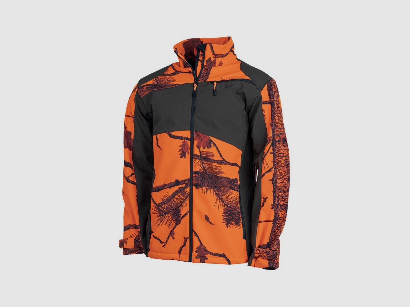 Softshell-Jacke Jagd Orange Camouflage, Bild 2 von 2