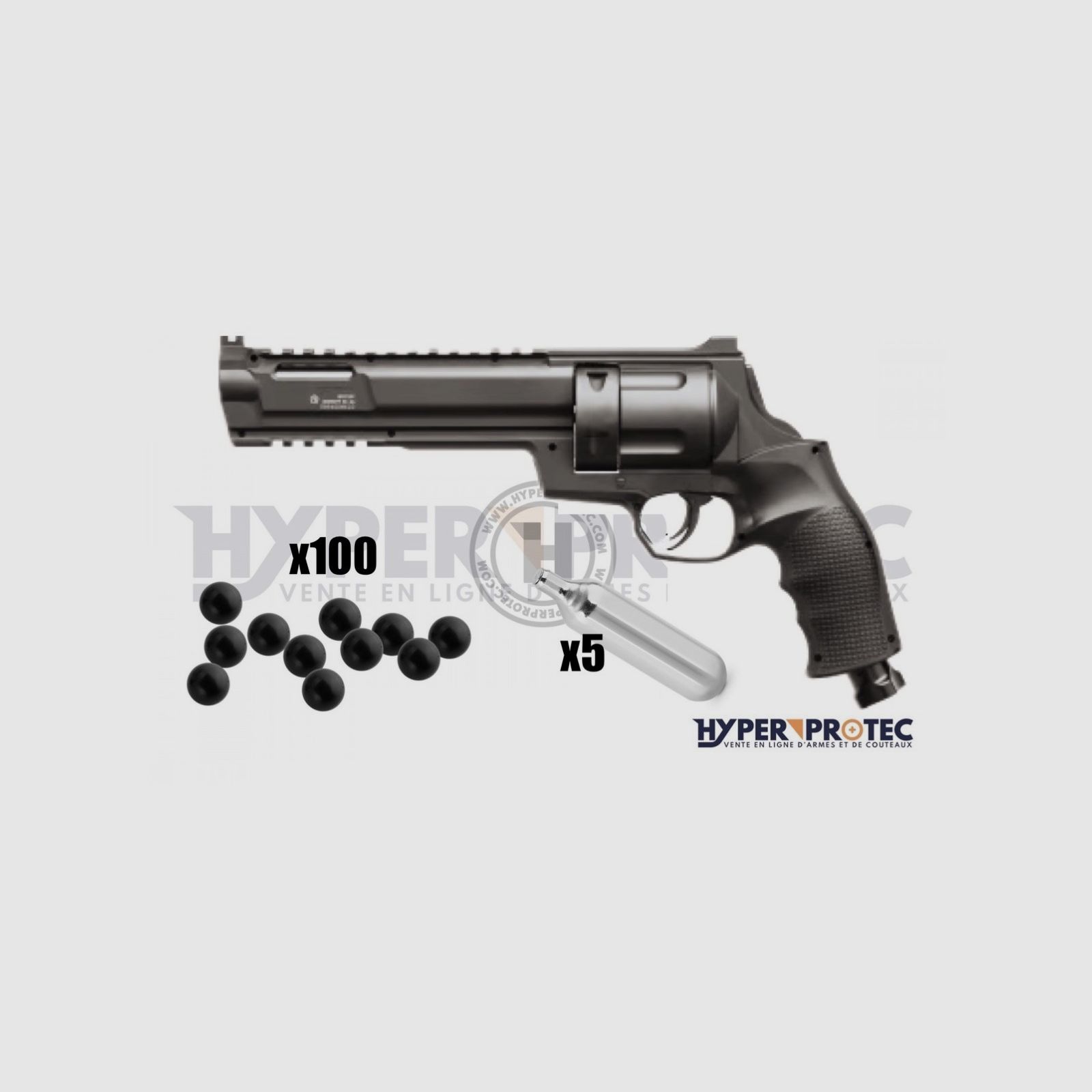 Pack bereit zum Schießen T4E HDR68 TR68 GEN2 - Revolver Gummigeschoss, Bild 2 von 4