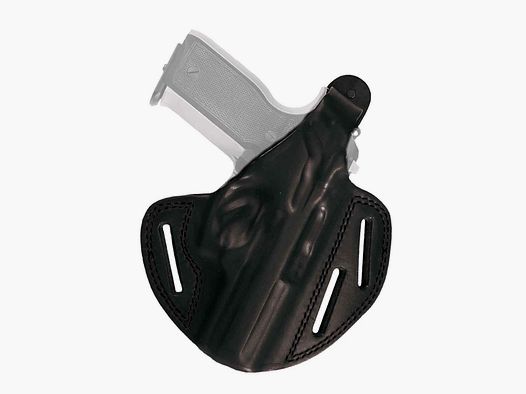 Pancake Holster mit zwei Tragepositionen 5" Colt 1911 Colt/Goverment,Para Ordnance,S&W,Taurus PT,Springfield,Remington,Sig Sauer,Dan Wesson,Kimber,Les Baer Schwarz Rechtshänder