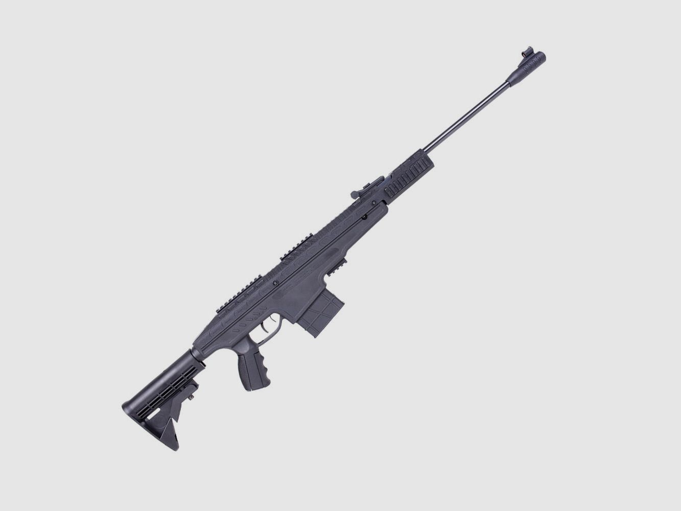 BO Manufacture Pendleton Rifle de aire comprimido de cañón basculante 4,5mm Diabolo con culata telescópica