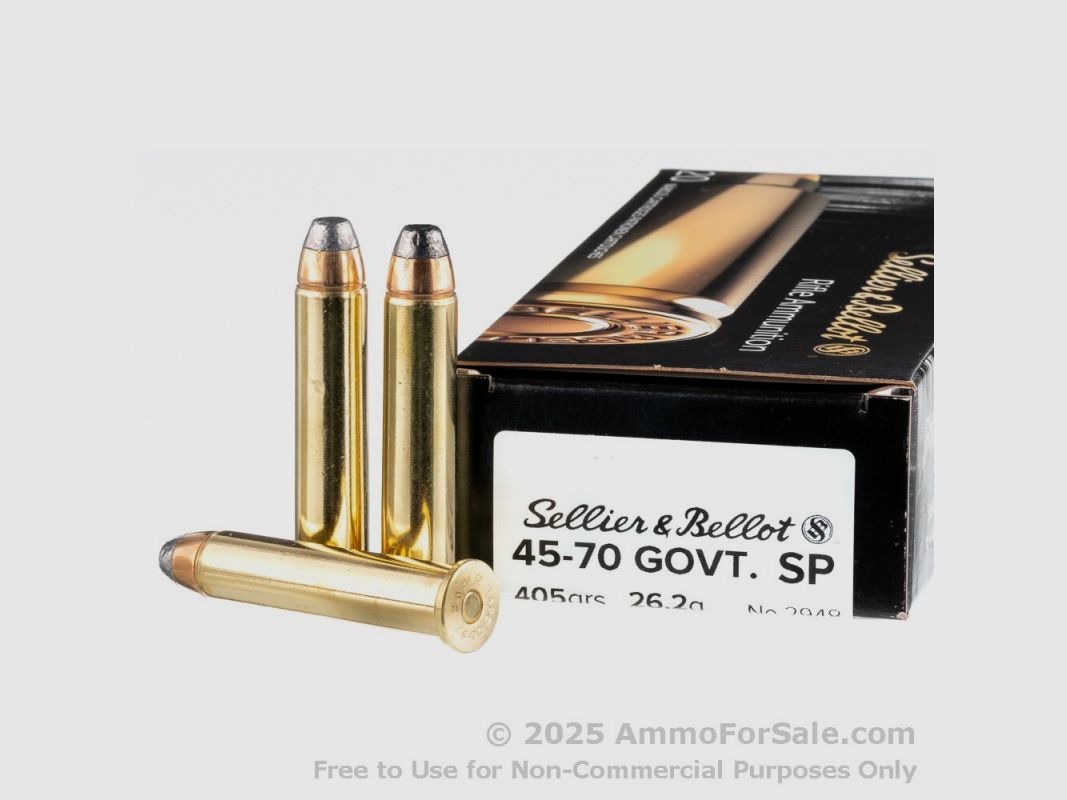 Sellier & Bellot 45-70 GOVT SP 405grs 26,2g Box mit 20 Schuss