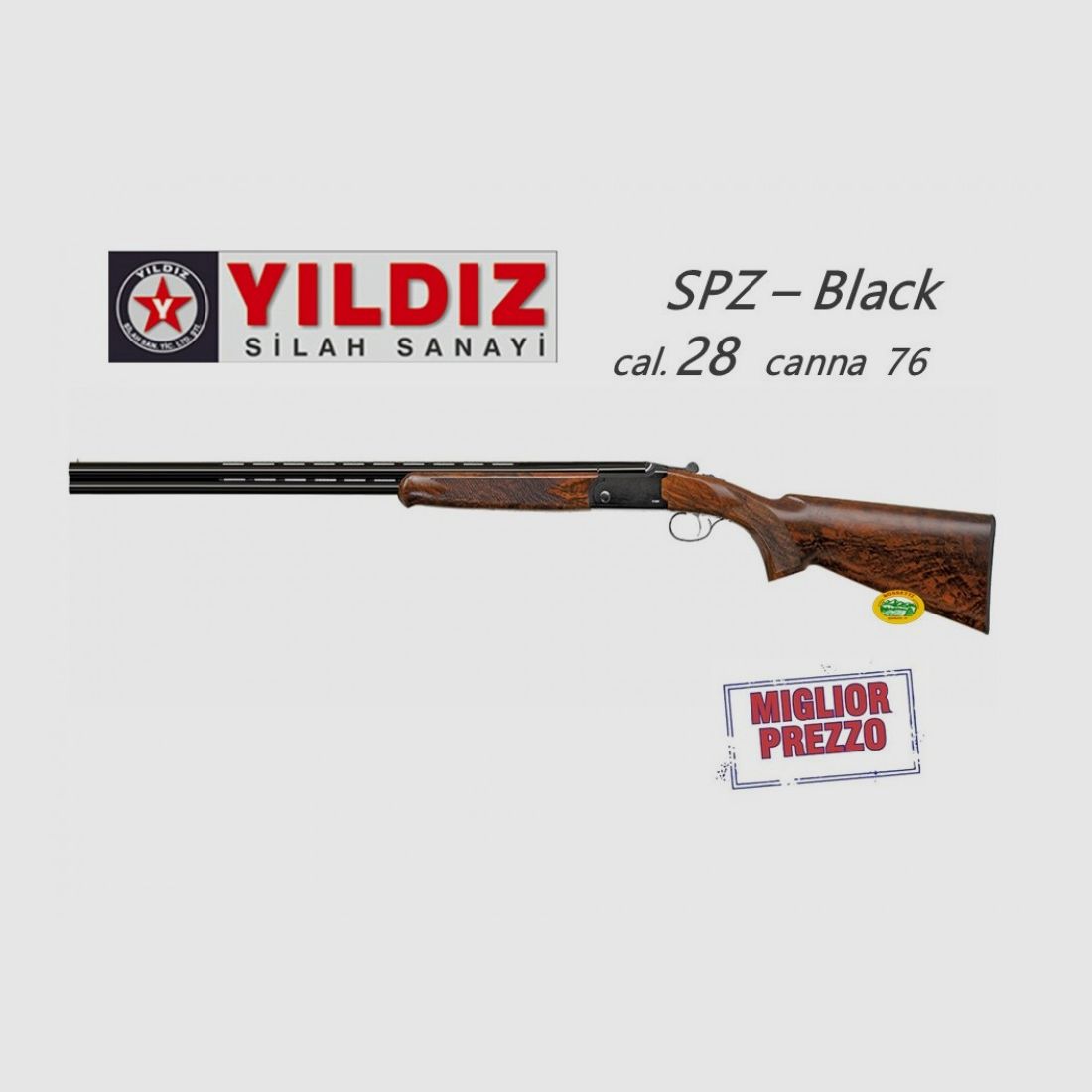 YILDIZ SPZ BLACK Kal.28 Lauf 76 cm