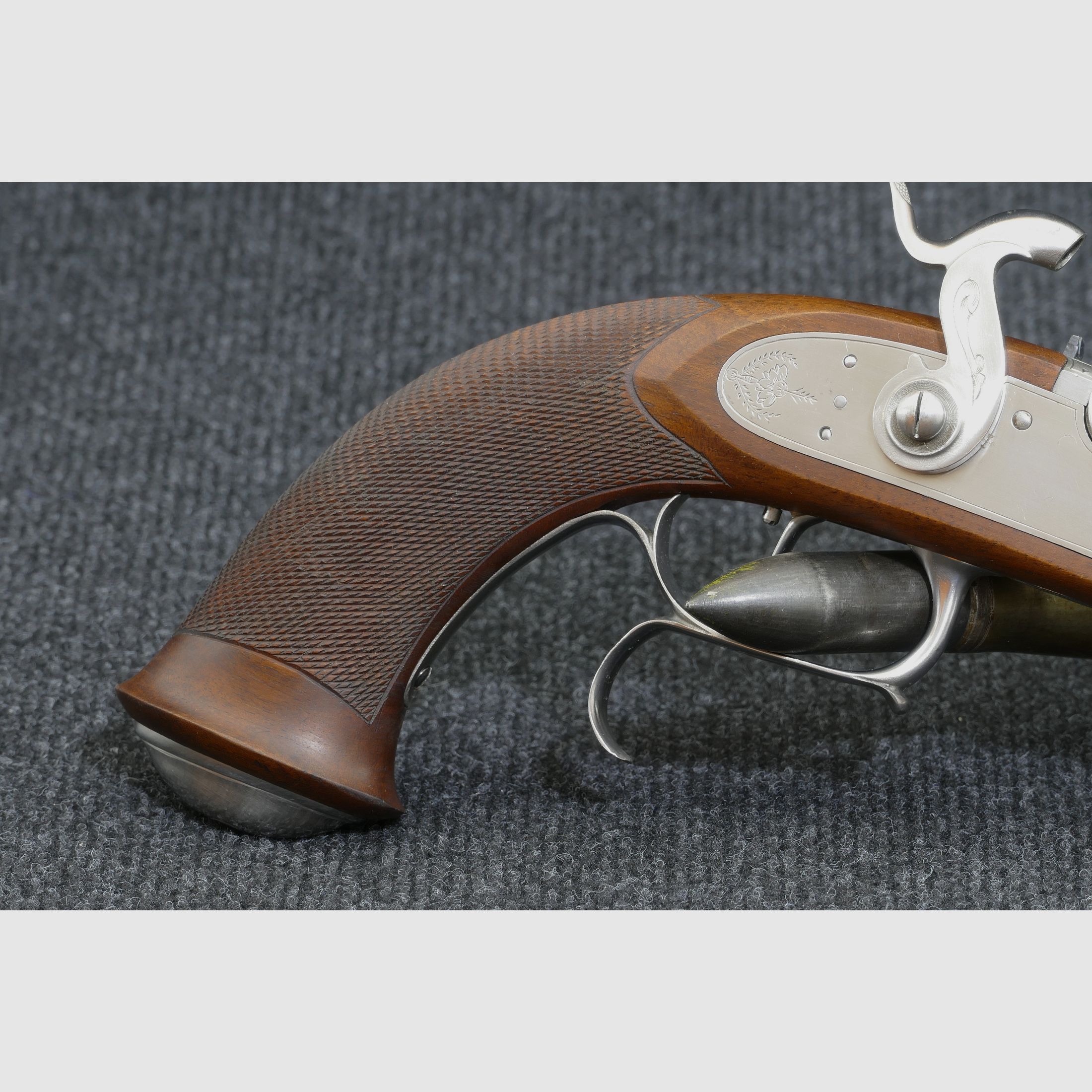 Percussion muzzleloader Davide Pedersoli pistol Le Page Target International .44 (BlackPowder), excellent condition, high-resolution images, immagine 2 di 11