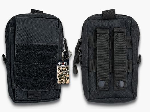 Multifunktionsbeutel Barbaric Molle schwarz
