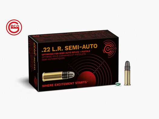 GECO munizioni cal.22LR Semi Auto 40 gr.