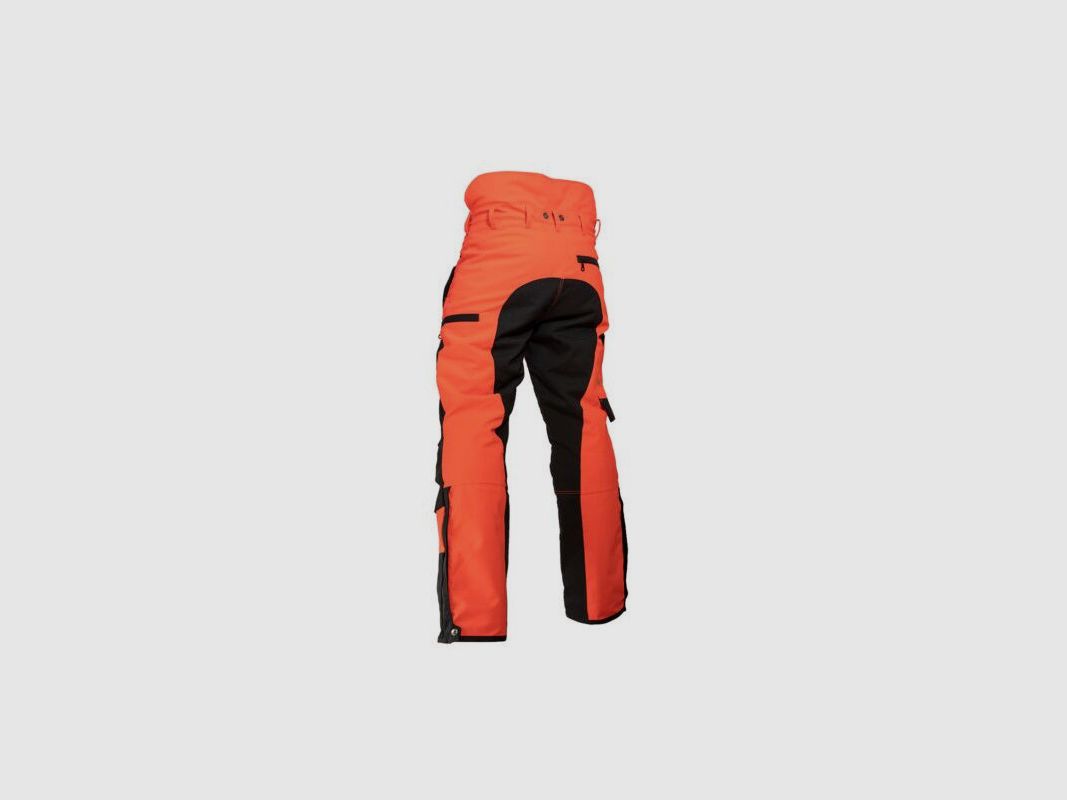 Kruedener Damen Keilerschutzhose Warnrot