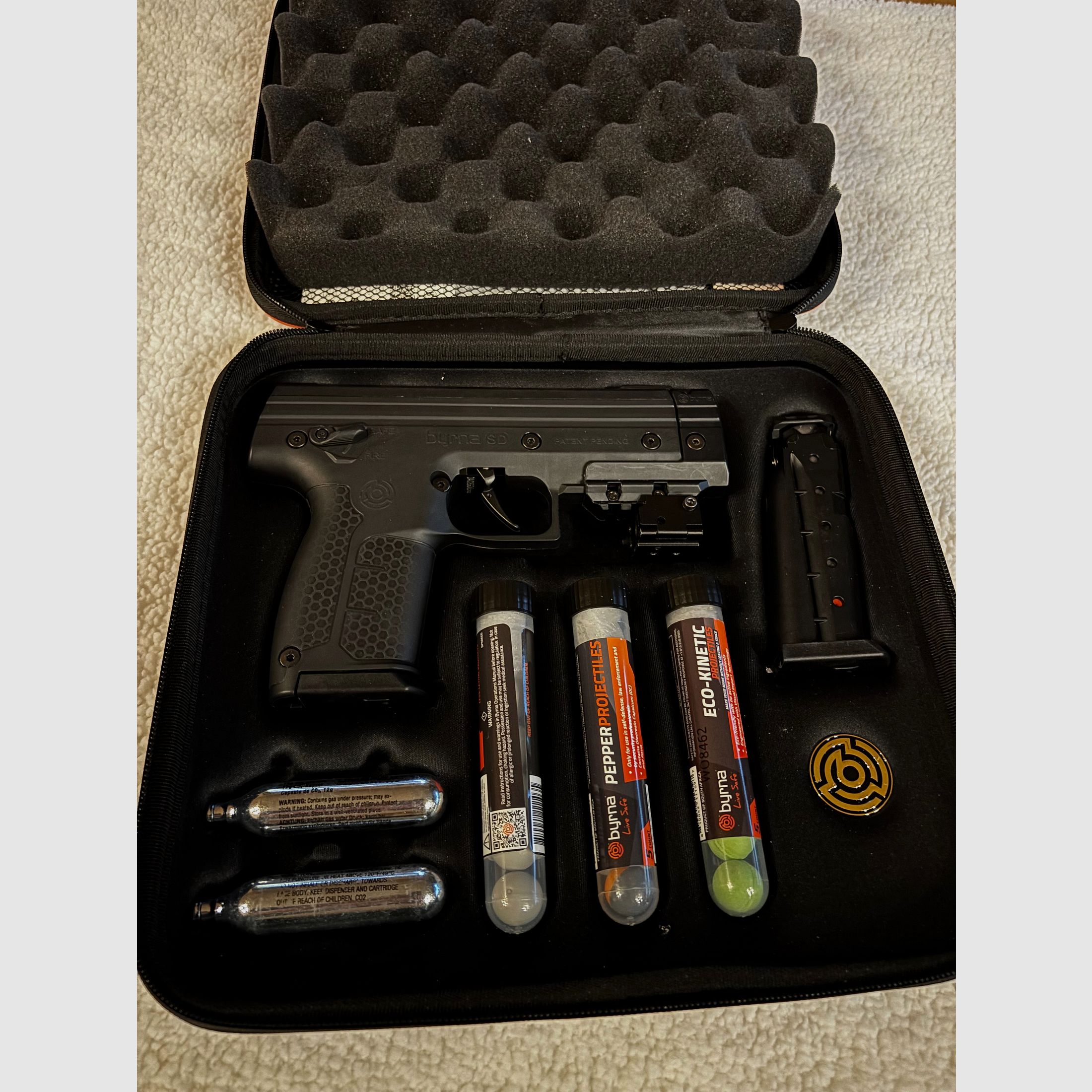 Byrna the non-lethal pistol