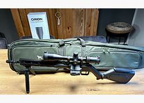 Carabina a ripetizione HERA H6K calibro .223Rem con grilletto Recknagel e calcio pieghevole in set con swivel bipiede, cannocchiale Orion Pro Max 6-24x50 MIL HD FFP e borsa per armi Parforce