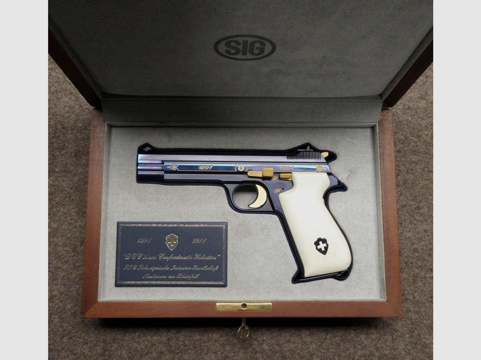 AB-64 pistola SIG mod. P210 700esimo cal. 9mm Para, immagine 7 di 7