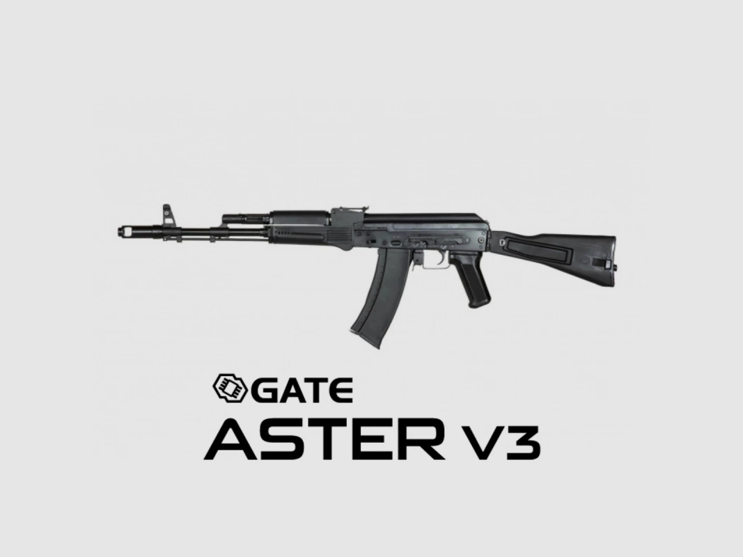 AK74MN Essential  Stahl-Version mit Gate Aster V3 frei ab 18 in Schwarz | E&L