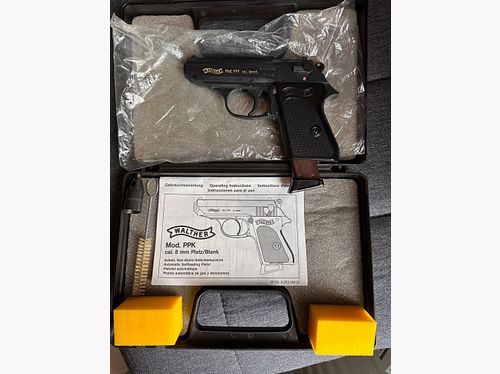 Walther PPK blank firing pistol