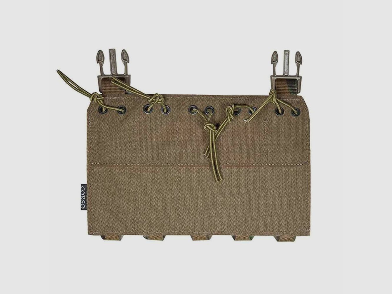 Front Magazine Holder Corso Tactical MP5 MP7 MOLLE - Quick Access - Secure Attachment - Optimized for Tactical Vest, image 2 of 5