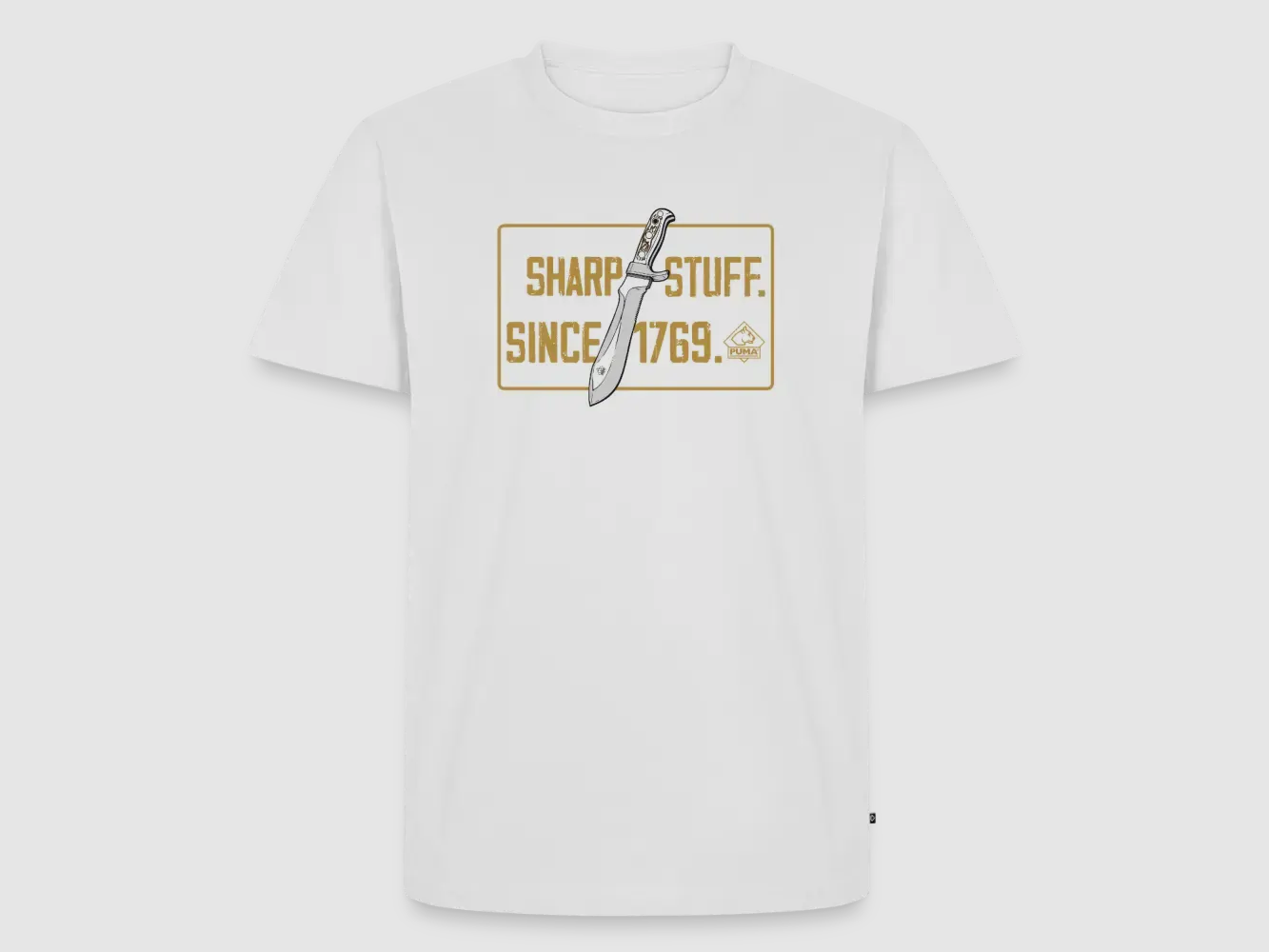 PUMA Męska Premium Koszulka "Sharp stuff since 1769 Gold", zdjęcie 29 z 31