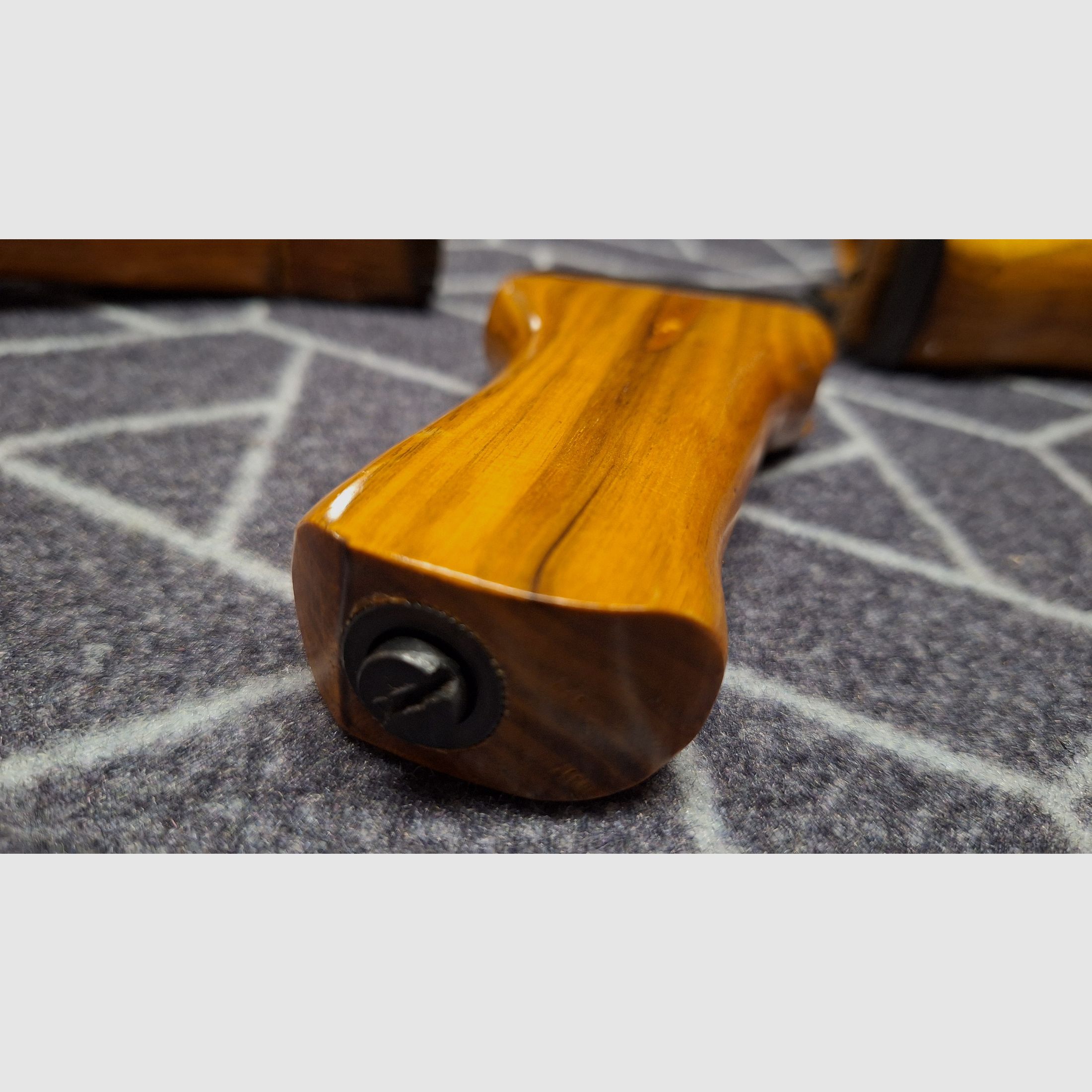 AK47 wooden stock set complete!