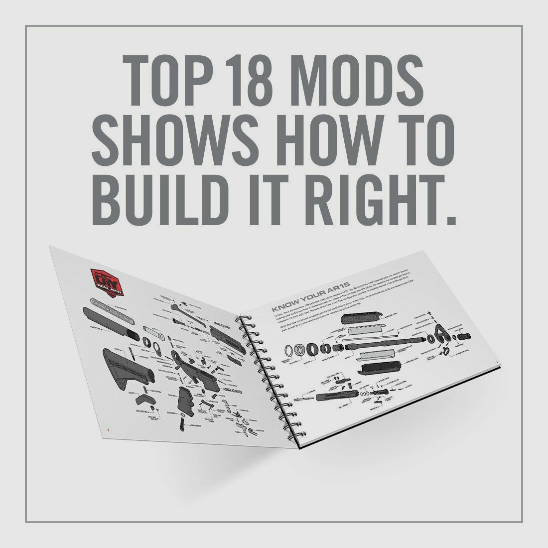 Real Avid Top AR15 Mod's Libro de instrucciones